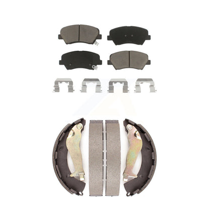 [Avant + Arrière] Kit de plaquette (céramique) de frein pour 2012-2017 Hyundai Accent KCN-100394