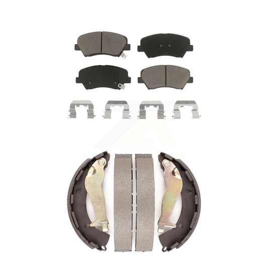 [Avant + Arrière] Kit de plaquette (céramique) de frein pour 2012-2017 Hyundai Accent KCN-100394