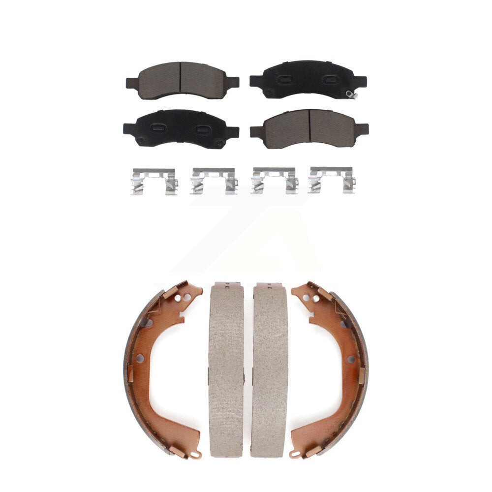 [Avant + Arrière] Kit de plaquette (céramique) de frein pour Chevrolet Colorado GMC Canyon KCN-100395