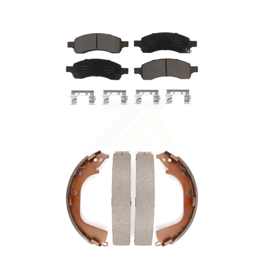 [Avant + Arrière] Kit de plaquette (céramique) de frein pour Chevrolet Colorado GMC Canyon KCN-100395