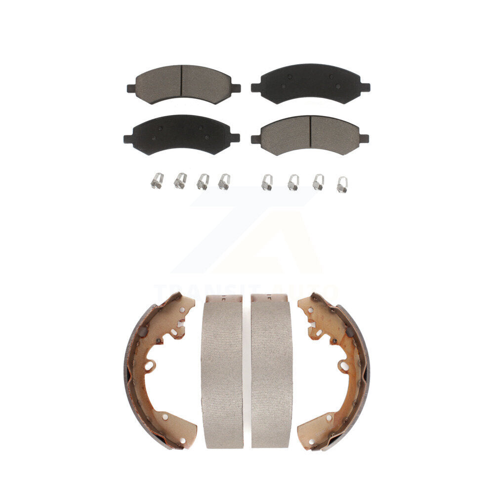 [Avant + Arrière] Kit de plaquette (céramique) de frein pour Dakota Dodge Mitsubishi Raider Ram KCN-100396