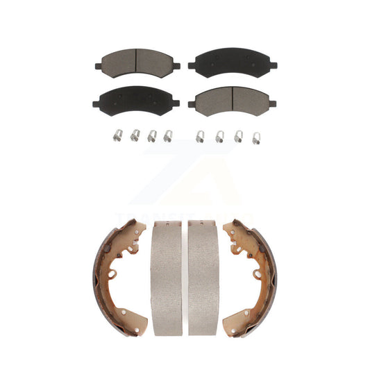 [Avant + Arrière] Kit de plaquette (céramique) de frein pour Dakota Dodge Mitsubishi Raider Ram KCN-100396