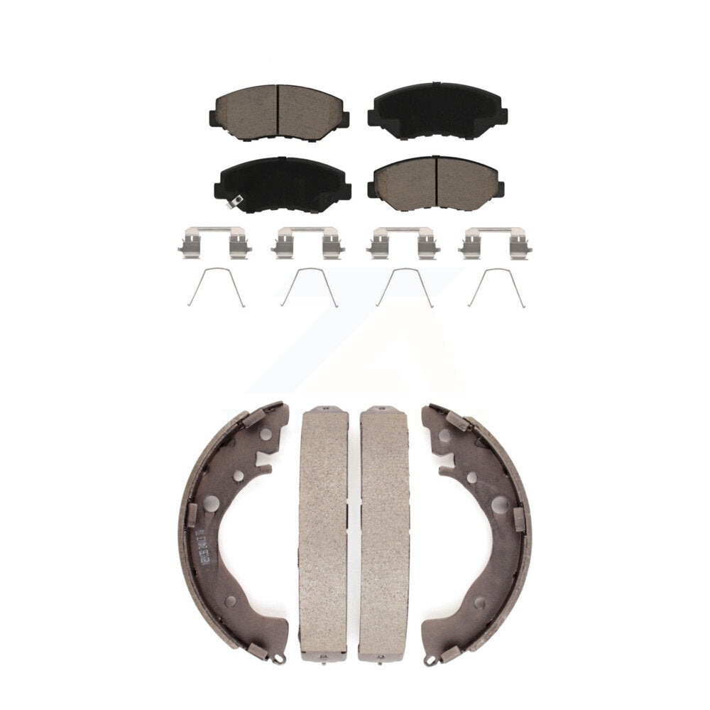 [Avant + Arrière] Kit de plaquette (céramique) de frein pour Honda Civic KCN-100400