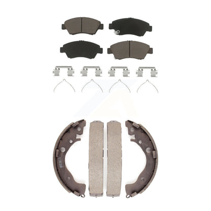 [Avant + Arrière] Kit de plaquette (céramique) de frein pour Honda Fit Civic KCN-100403