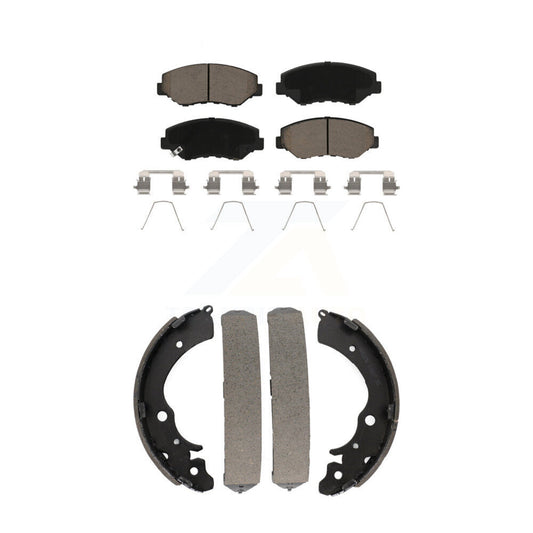 [Avant + Arrière] Kit de plaquette (céramique) de frein pour Honda Accord Fit KCN-100404