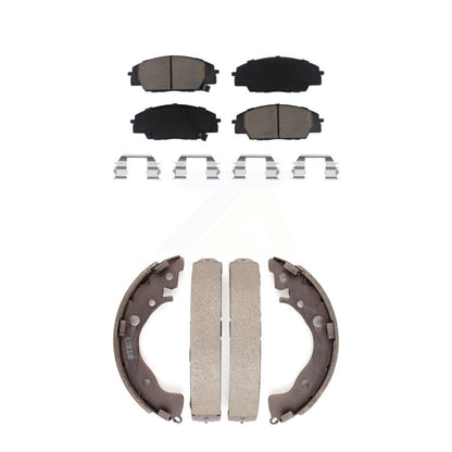[Avant + Arrière] Kit de plaquette (céramique) de frein pour 2011 Honda Civic Si KCN-100405