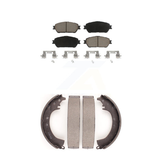 [Avant + Arrière] Kit de plaquette (céramique) de frein pour 2005-2006 Toyota Camry SE XLE Vehicles Manufactured In Japan KCN-100409