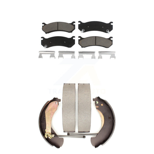 [Avant + Arrière] Kit de plaquette (céramique) de frein pour Chevrolet Silverado 1500 GMC Sierra Classic KCN-100411