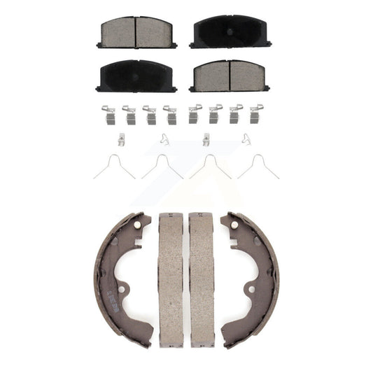 [Avant + Arrière] Kit de plaquette (céramique) de frein pour Toyota Tercel Paseo KCN-100412