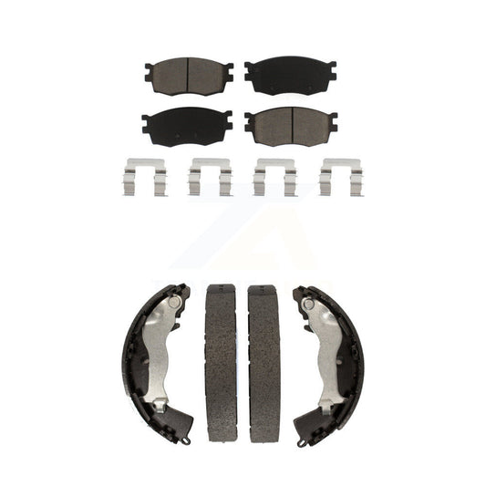 [Avant + Arrière] Kit de plaquette (céramique) de frein pour Hyundai Accent Kia Rio Rio5 KCN-100418