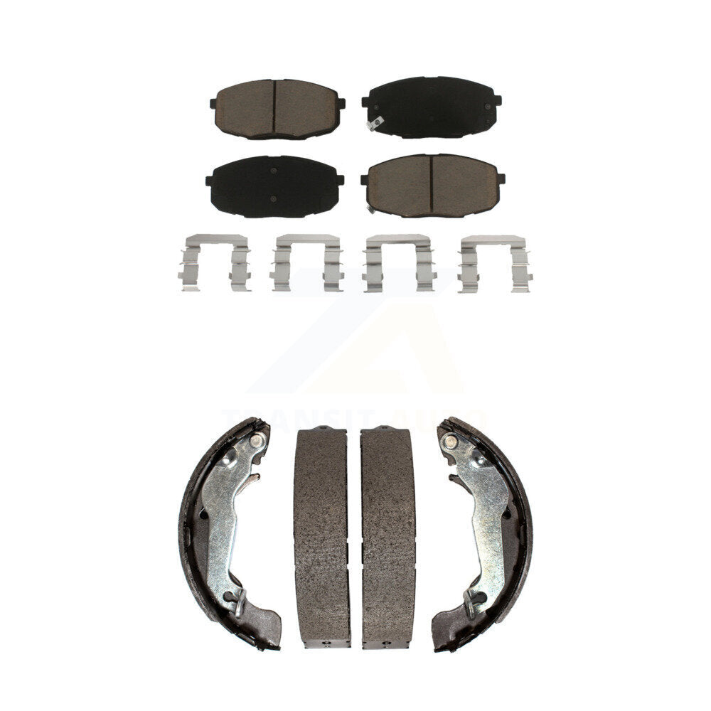 [Avant + Arrière] Kit de plaquette (céramique) de frein pour 2009 Hyundai Elantra Touring KCN-100419