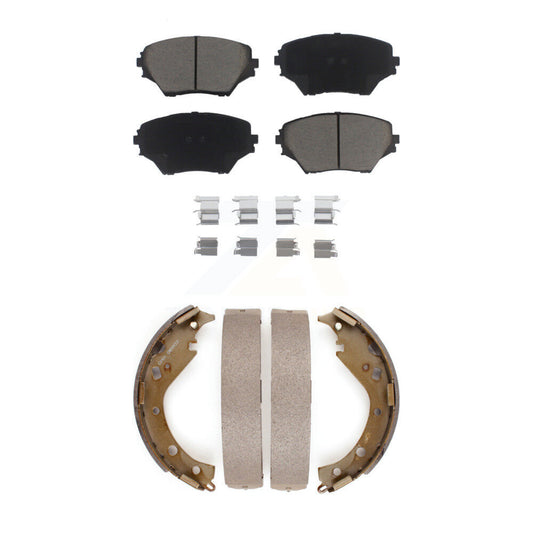 [Avant + Arrière] Kit de plaquette (céramique) de frein pour 2003-2005 Toyota RAV4 KCN-100420