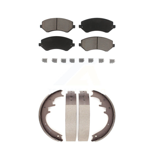 [Avant + Arrière] Kit de plaquette (céramique) de frein pour 2002 Jeep Liberty KCN-100422