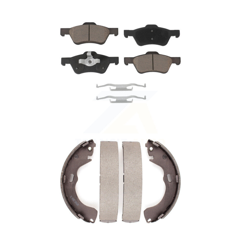 [Avant + Arrière] Kit de plaquette (céramique) de frein pour Ford Escape Mazda Tribute Mercury Mariner KCN-100433