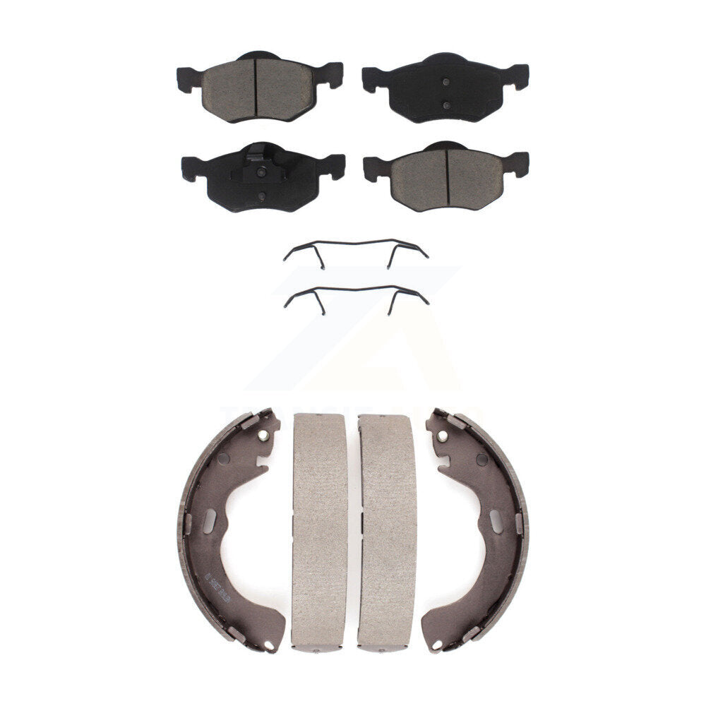 [Avant + Arrière] Kit de plaquette (céramique) de frein pour Ford Escape Mazda Tribute Mercury Mariner KCN-100434
