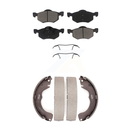 [Avant + Arrière] Kit de plaquette (céramique) de frein pour Ford Escape Mazda Tribute Mercury Mariner KCN-100434