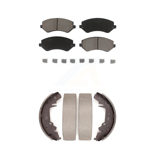 [Avant + Arrière] Kit de plaquette (céramique) de frein pour Dodge Grand Caravan Chrysler Town & Country Voyager KCN-100438