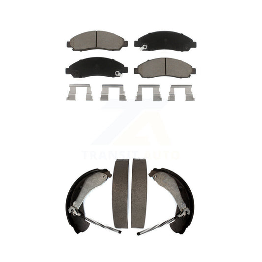 [Avant + Arrière] Kit de plaquette (céramique) de frein pour Chevrolet Colorado GMC Canyon Isuzu i-290 i-280 i-370 i-350 KCN-100440