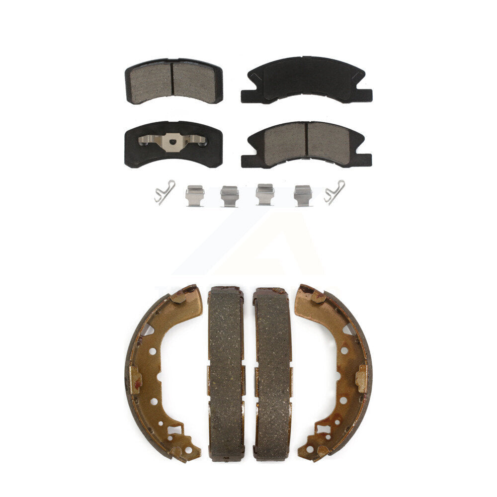 [Avant + Arrière] Kit de plaquette (céramique) de frein pour 2014-2015 Mitsubishi Mirage KCN-100441