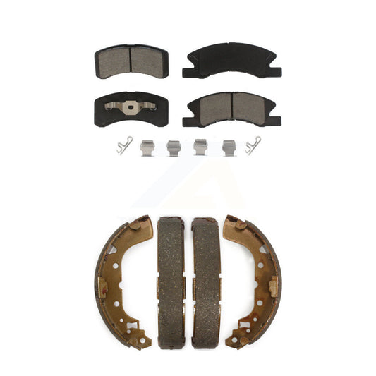 [Avant + Arrière] Kit de plaquette (céramique) de frein pour 2014-2015 Mitsubishi Mirage KCN-100441