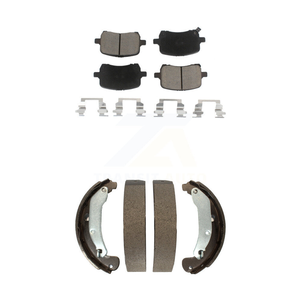 [Avant + Arrière] Kit de plaquette (céramique) de frein pour Chevrolet Cobalt Saturn Ion HHR Pontiac Pursuit KCN-100448