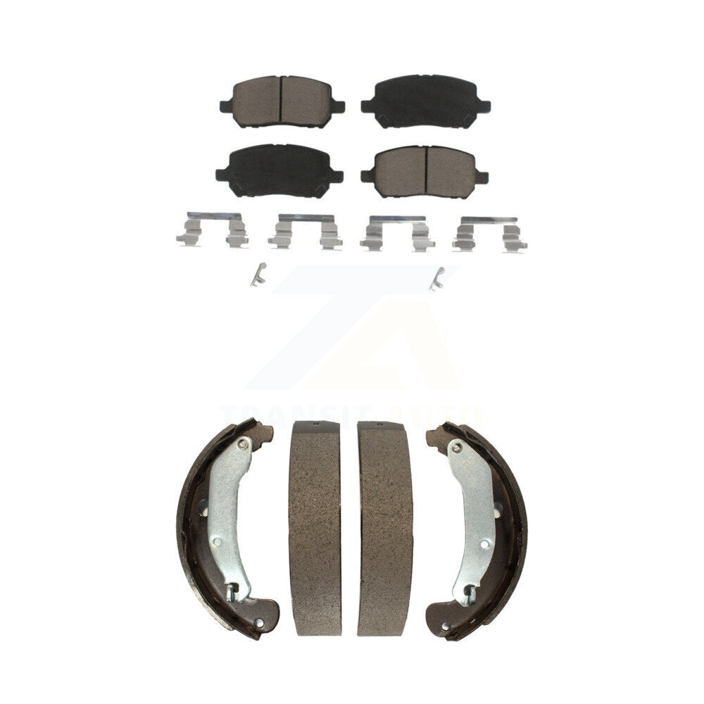 [Avant + Arrière] Kit de plaquette (céramique) de frein pour Chevrolet Cobalt Saturn Ion Pontiac G5 Pursuit KCN-100449