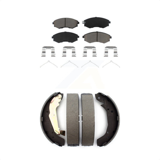 [Avant + Arrière] Kit de plaquette (céramique) de frein pour Hyundai Sonata Kia Optima Magentis KCN-100450 par Transit Auto