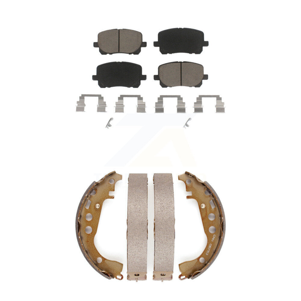 [Avant + Arrière] Kit de plaquette (céramique) de frein pour Toyota Corolla KCN-100455