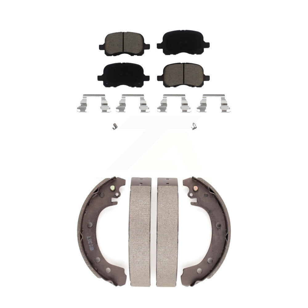 [Avant + Arrière] Kit de plaquette (céramique) de frein pour 2002 Toyota Corolla From 04 02 KCN-100456