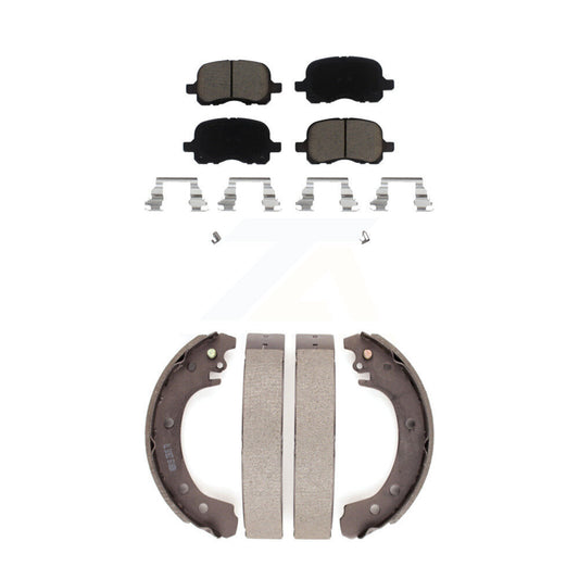[Avant + Arrière] Kit de plaquette (céramique) de frein pour 2002 Toyota Corolla From 04 02 KCN-100456