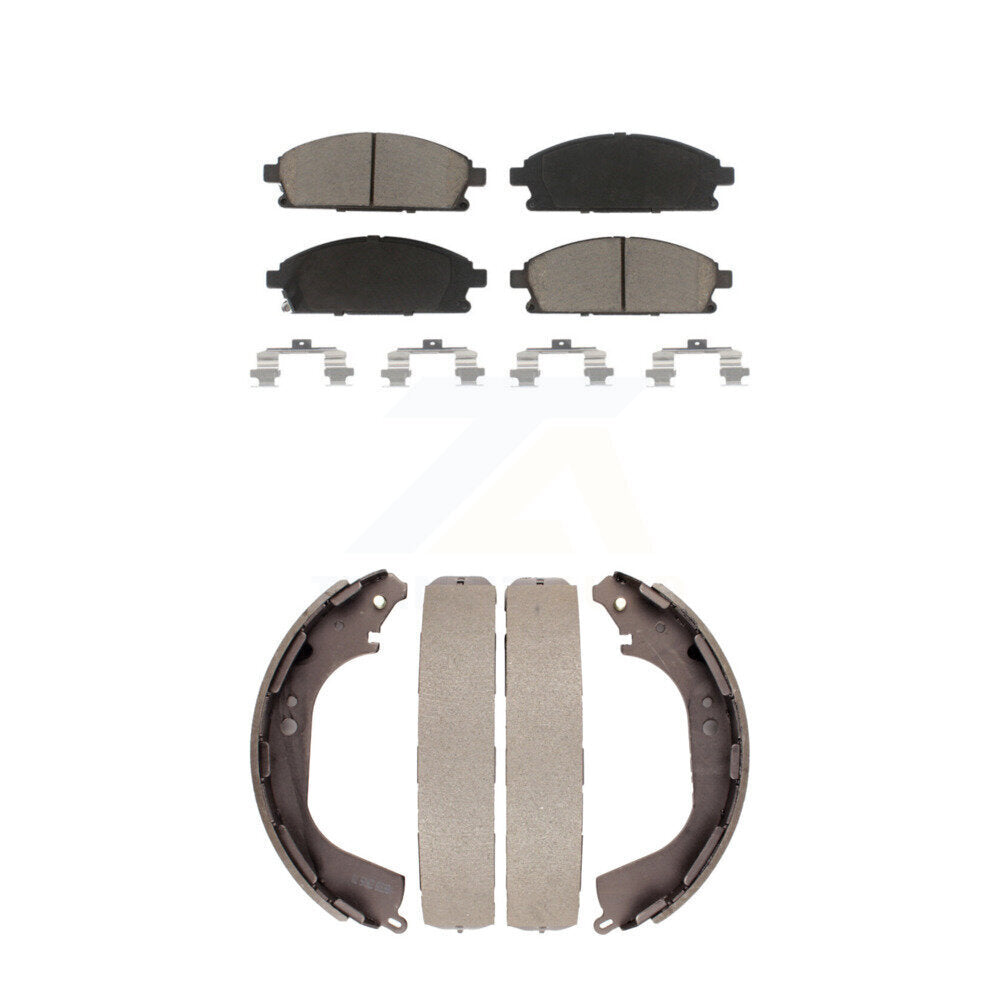 [Avant + Arrière] Kit de plaquette (céramique) de frein pour Nissan Pathfinder INFINITI QX4 KCN-100458