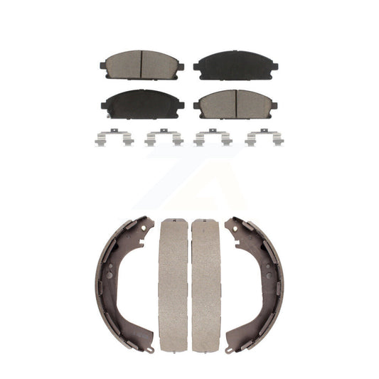 [Avant + Arrière] Kit de plaquette (céramique) de frein pour Nissan Pathfinder INFINITI QX4 KCN-100458