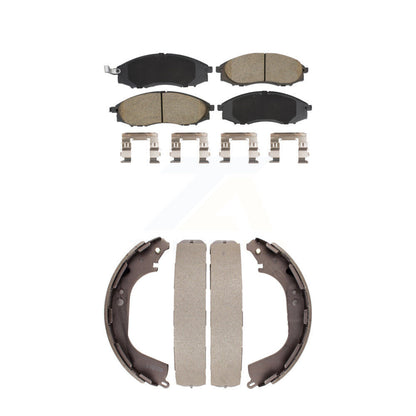 [Avant + Arrière] Kit de plaquette (céramique) de frein pour Nissan Xterra Frontier KCN-100459