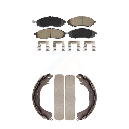 [Avant + Arrière] Kit de plaquette (céramique) de frein pour Nissan Xterra Frontier KCN-100459