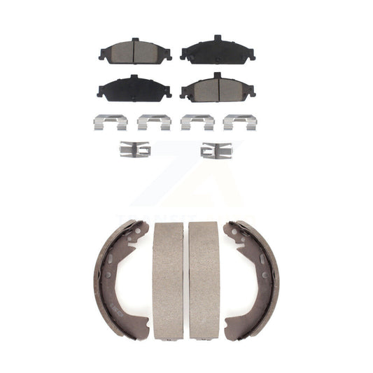 [Avant + Arrière] Kit de plaquette (céramique) de frein pour Chevrolet Pontiac Grand Am Malibu Classic Oldsmobile Alero Cutlass KCN-100470