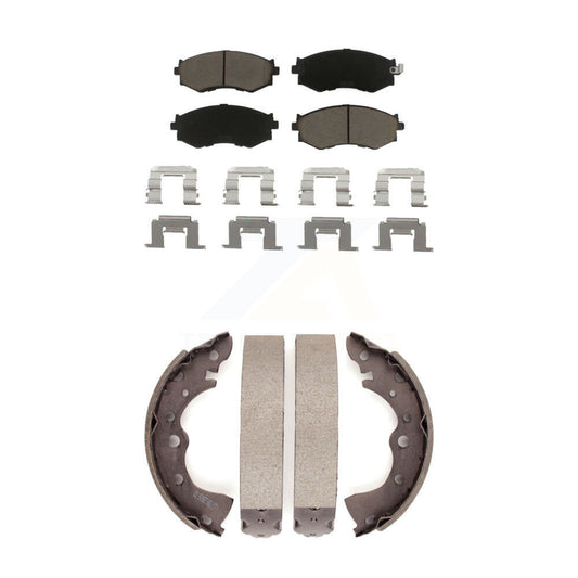 [Avant + Arrière] Kit de plaquette (céramique) de frein pour 2002-2006 Nissan Sentra 1.8L KCN-100472