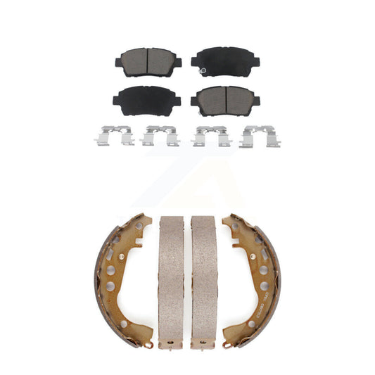 [Avant + Arrière] Kit de plaquette (céramique) de frein pour Toyota Prius Scion xB xA Celica KCN-100474