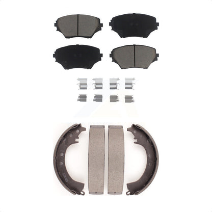[Avant + Arrière] Kit de plaquette (céramique) de frein pour 2001-2002 Toyota RAV4 KCN-100479 par Transit Auto