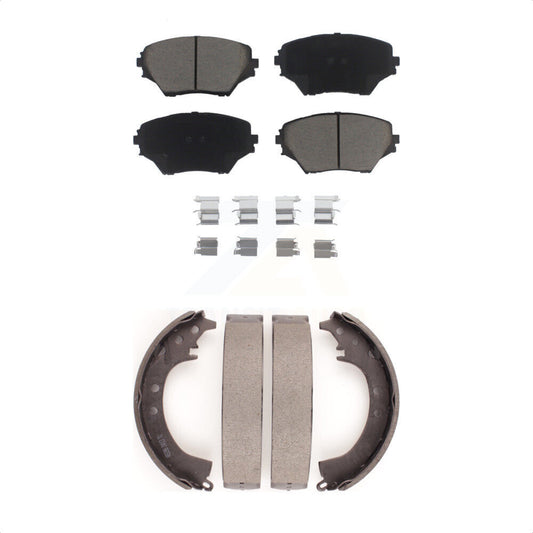 [Avant + Arrière] Kit de plaquette (céramique) de frein pour 2001-2002 Toyota RAV4 KCN-100479 par Transit Auto