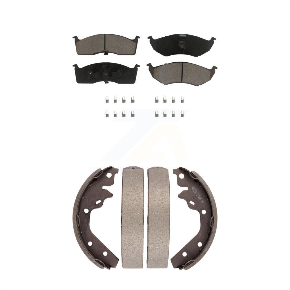 [Avant + Arrière] Kit de plaquette (céramique) de frein pour Neon Dodge Plymouth Chrysler SX 2.0 KCN-100487 par Transit Auto