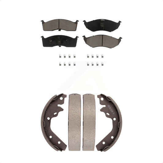 [Avant + Arrière] Kit de plaquette (céramique) de frein pour Neon Dodge Plymouth Chrysler SX 2.0 KCN-100487 par Transit Auto