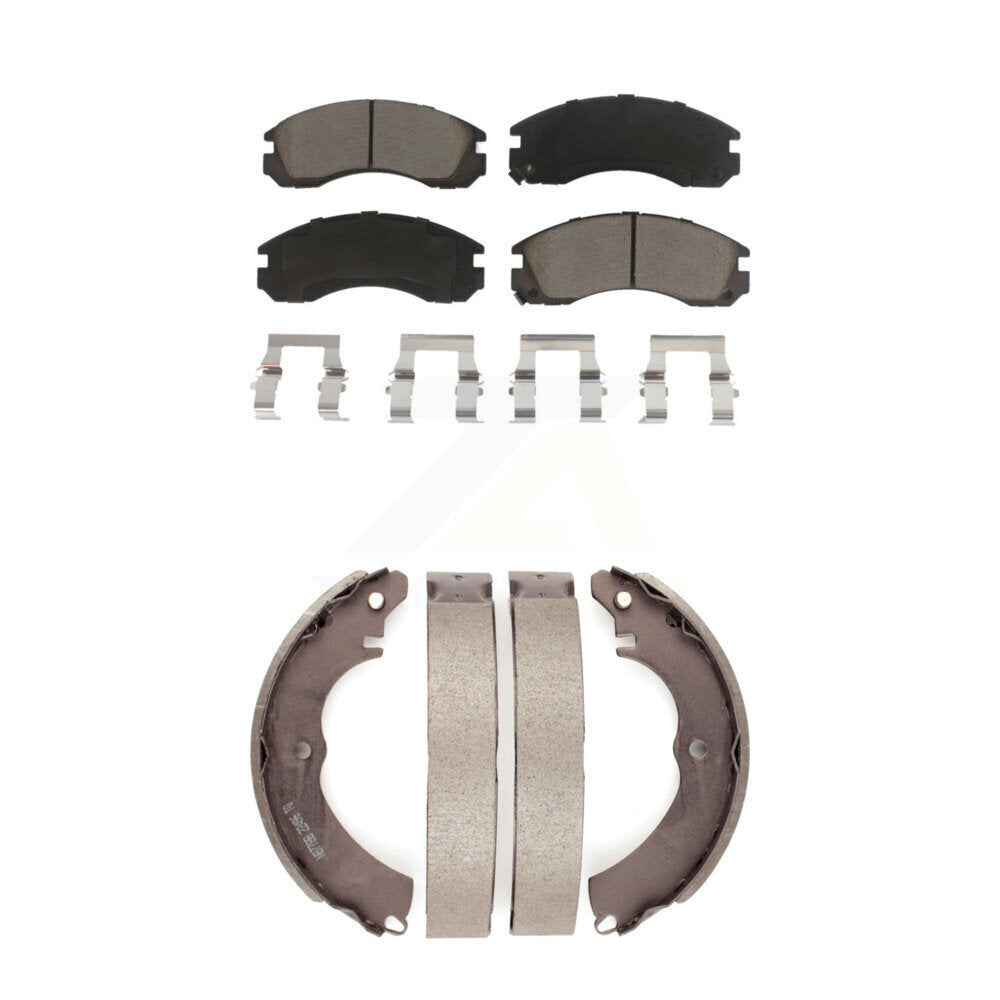 [Avant + Arrière] Kit de plaquette (céramique) de frein pour Mitsubishi Lancer KCN-100491