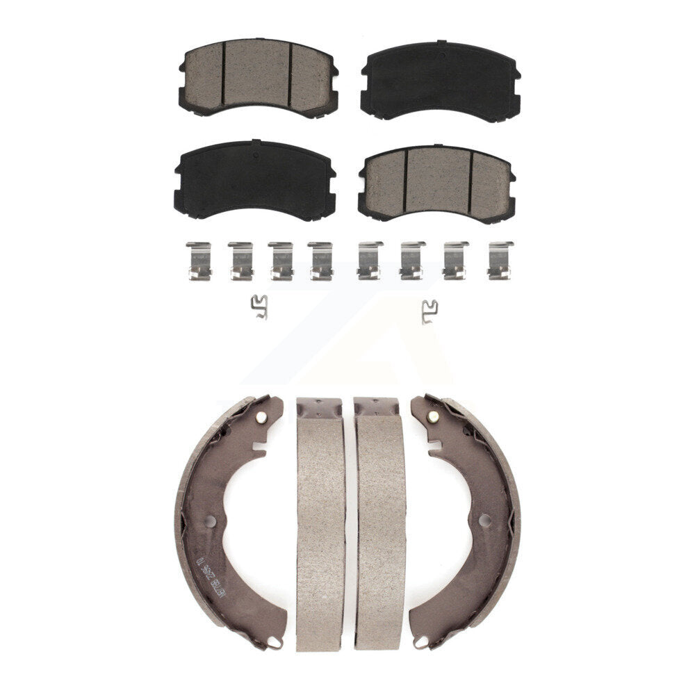 [Avant + Arrière] Kit de plaquette (céramique) de frein pour Mitsubishi Lancer KCN-100493