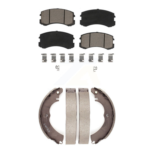 [Avant + Arrière] Kit de plaquette (céramique) de frein pour Mitsubishi Lancer KCN-100493