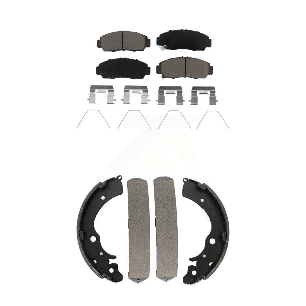 [Avant + Arrière] Kit de plaquette (céramique) de frein pour Honda Civic KCN-100755 par Transit Auto