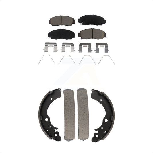 [Avant + Arrière] Kit de plaquette (céramique) de frein pour Honda Civic KCN-100755 par Transit Auto