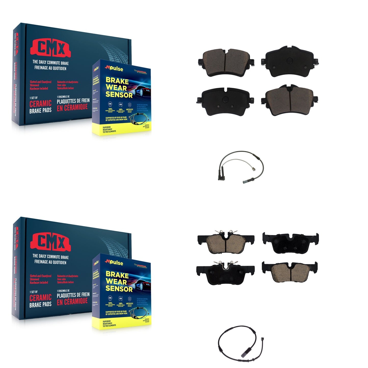 [Avant et Arrière] Plaquette de frein pour Mini Cooper Clubman Base ALL4 with 1.5L KCW-100049