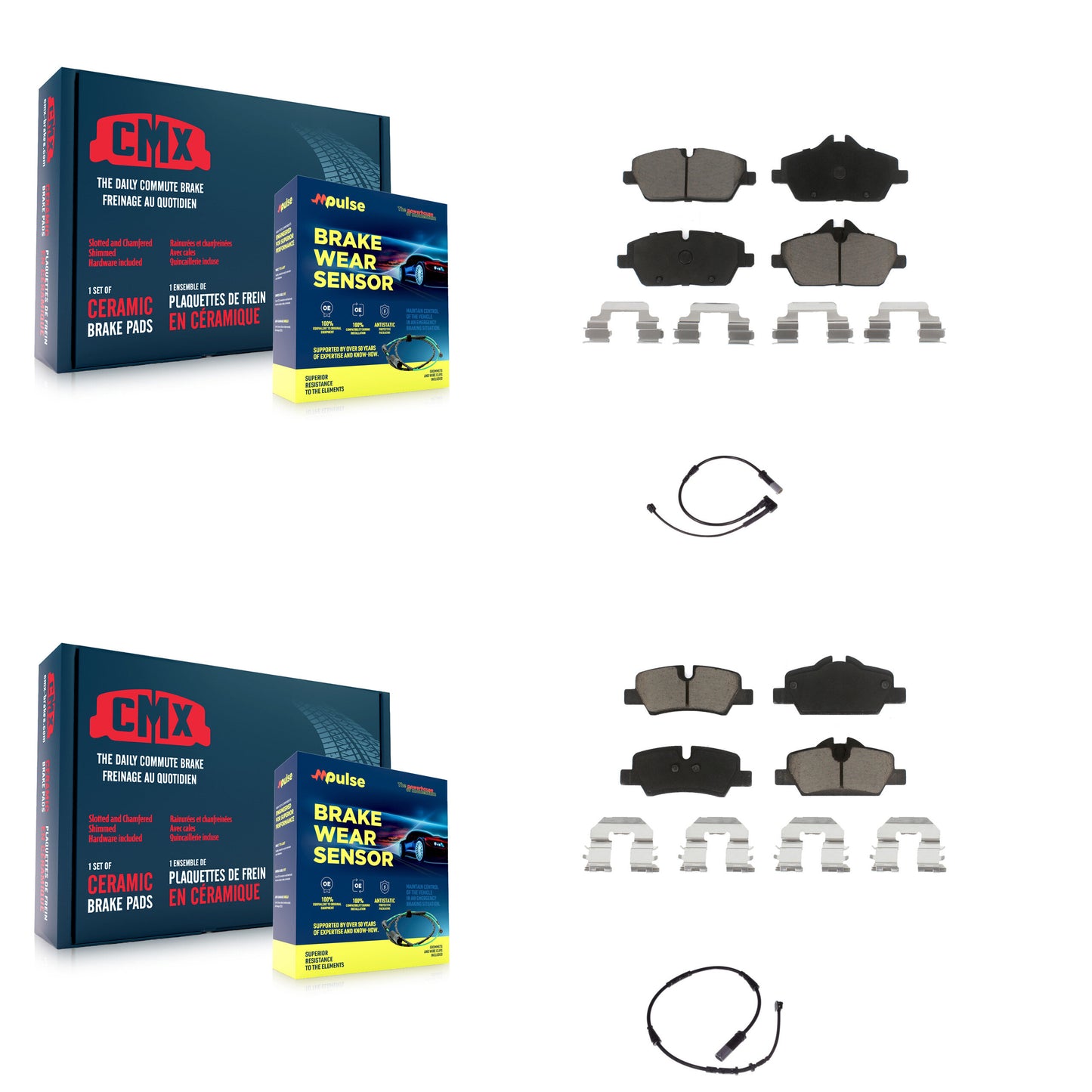 [Avant et Arrière] Plaquette de frein pour Mini Cooper KCW-100124