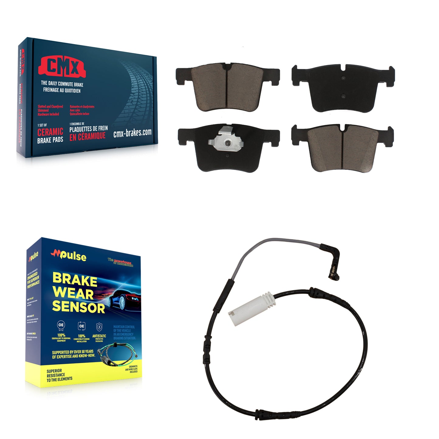 [Avant] Plaquette de frein pour 2012 BMW 328i with Black Painted Caliper KCW-100560