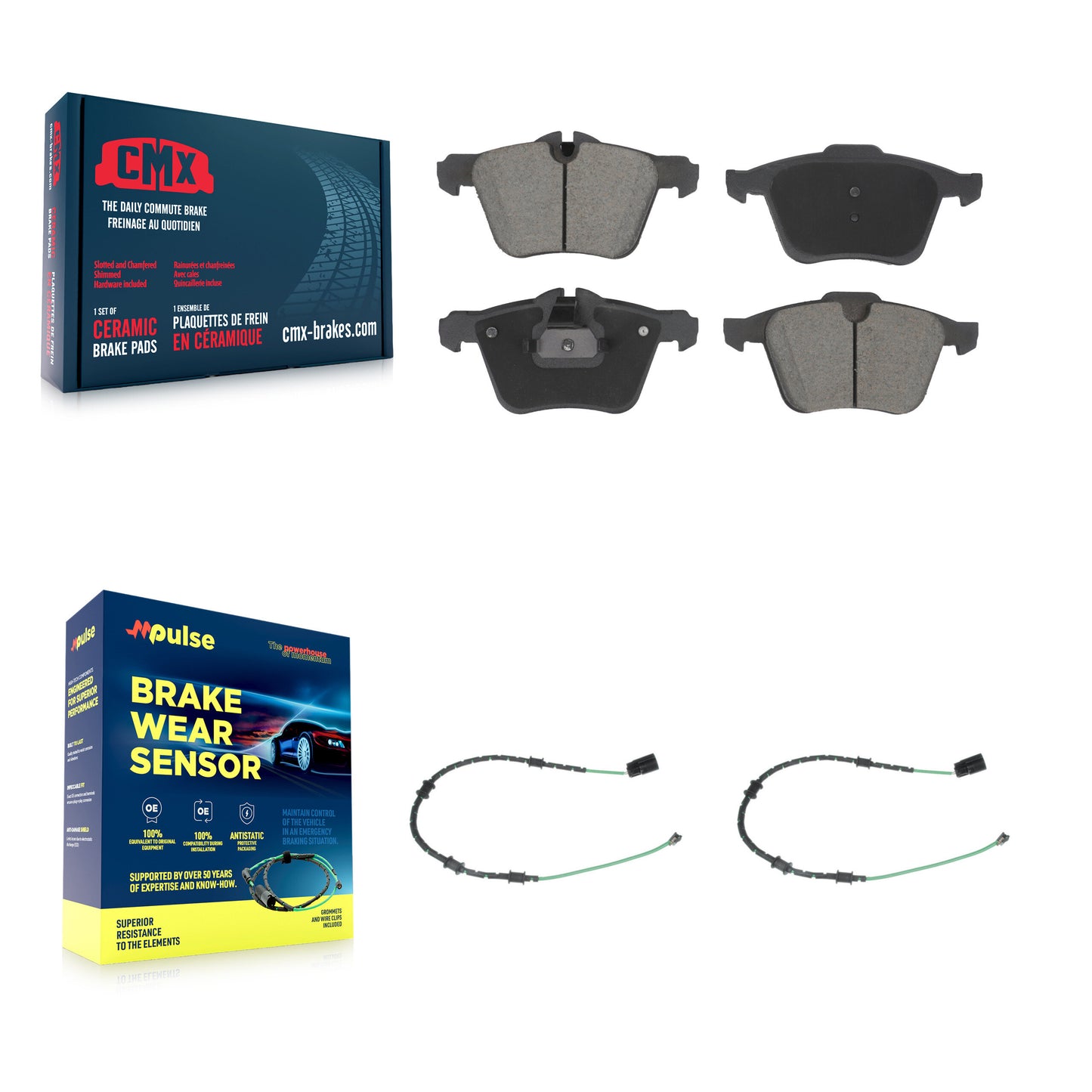 [Avant] Plaquette de frein pour 13-15 Jaguar XF with 356mm Rotor KCW-101170